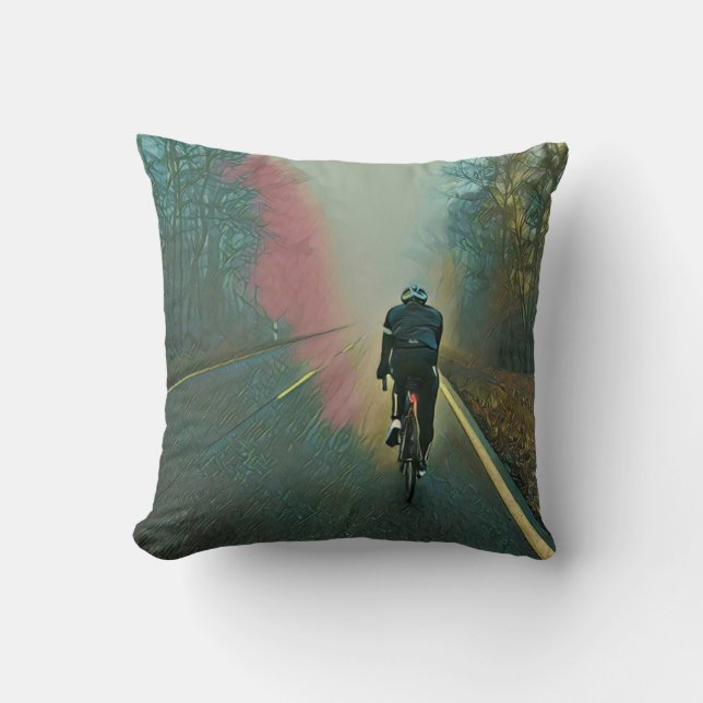 Biking Lover Gift | Fietsverf Kussen (Voorkant)
