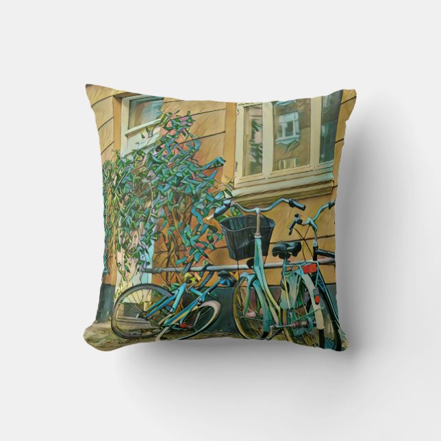 Biking Lover Gift | Fietsverf Kussen (Voorkant)