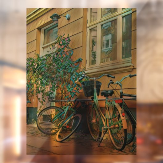 Biking Lover Gift | Fietsverf Raamsticker (Vel 2)