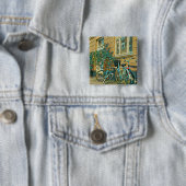 Biking Lover Gift | Fietsverf Vierkante Button 5,1 Cm (In situ)