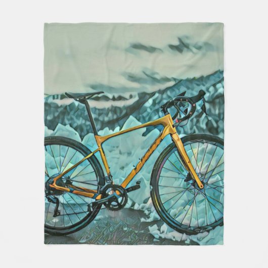 Biking Lover Gift Fleece Deken (Voorkant)