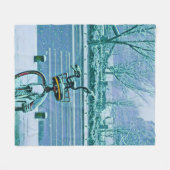 Biking Lover Gift Fleece Deken (Voorkant (Horizontaal))