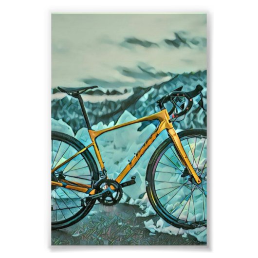 Biking Lover Gift Foto Afdruk (Voorkant)