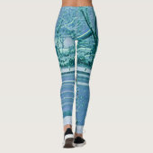 Biking Lover Gift Leggings (Achterkant)