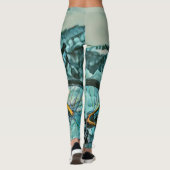 Biking Lover Gift Leggings (Achterkant)