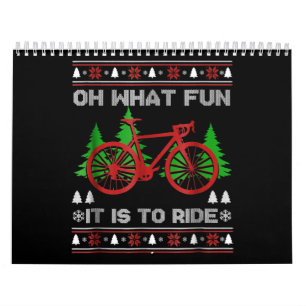 Biking Oh What Fun Bike Ugly KerstSweater Kalender