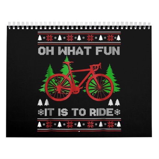 Biking Oh What Fun Bike Ugly KerstSweater Kalender (Hoes)