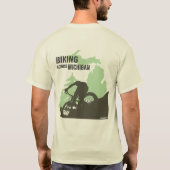 Biking over Michigan T-shirt (Achterkant)