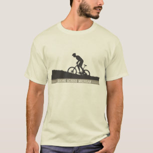 Biking over Michigan T-shirt