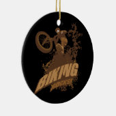 Biking Rocks. Keramisch Ornament (Rechts)