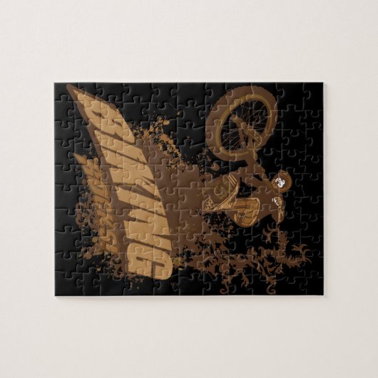 Biking Rocks. Legpuzzel (Horizontaal)