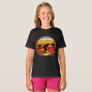 Biking  Sunset Funny Cyclist T-Shir T-shirt