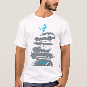 Biking T-Shirt in bergen - Trials die rijden