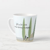 Biking through the countryside poetry mug latte mok (Linkerhoek)