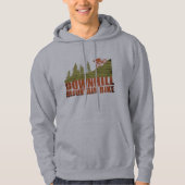 Biking van bergen naar beneden hoodie (Voorkant)