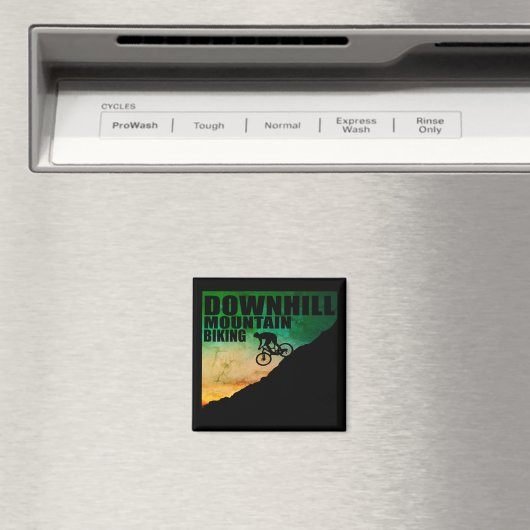 Biking van bergen naar beneden magneet (Insitu (Vaatwasser))