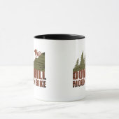 Biking van bergen naar beneden mok (Midden)