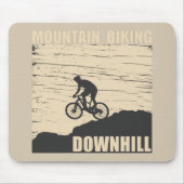 Biking van bergen naar beneden muismat (Voorkant)