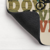 Biking van bergen naar beneden muismat (Hoek)