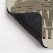 Biking van bergen naar beneden muismat (Hoek)