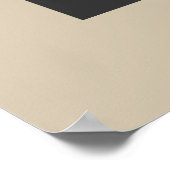 Biking van bergen naar beneden poster (Hoek)