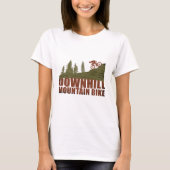 Biking van bergen naar beneden t-shirt (Voorkant)