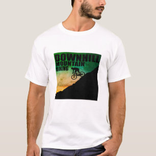 Biking van bergen naar beneden t-shirt