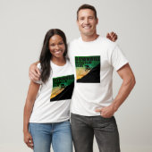 Biking van bergen naar beneden t-shirt (Unisex)