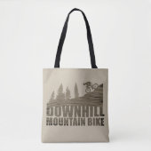 Biking van bergen naar beneden tote bag (Voorkant)
