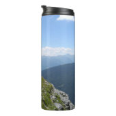 Biking van bergen op het platteland thermosbeker (Geroteerd rechts)