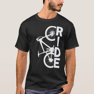 Biking van bergen voor mannen - Verticale grafisch T-shirt