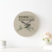 Biking van de bergafwaarts grote klok (Huis)