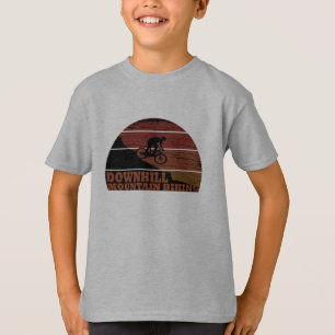 Biking van de bergafwaarts t-shirt