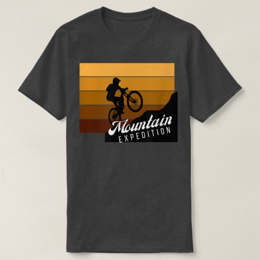 Biking van gebergte MTB off-road fiets T-shirt (Design voorkant)