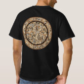 Biking van gebergte rond ontwerp T-shirt (Achterkant)