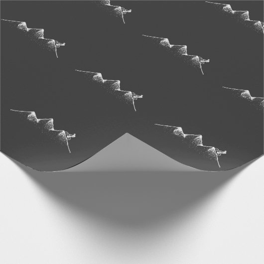 Biking van mountainbike Natuur Downhill Cadeaupapier (Hoek)