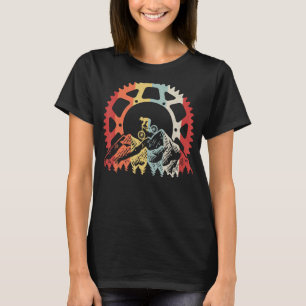 Biking van mountainbiken - MTB - fietsenband T-shirt