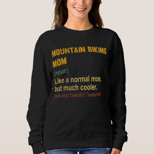Biking van mountainbiking Definitie roud Mountain Trui (Voorkant)