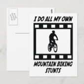 Bikingstanten van bergen briefkaart (Voorkant / Achterkant)