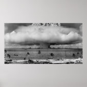 Bikini Atoll B/W Poster (Voorkant)