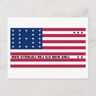 Bikini Atoll Flag Briefkaart