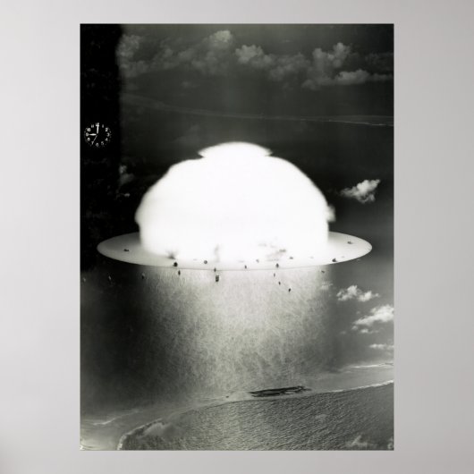BIKINI ATOLL HYDROGEN BOMB TEST 1946 POSTER (Voorkant)