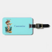 Bikini Babe Groot Pet- Grote Cocktail Thunder_Cove Bagagelabel (Voorkant horizontaal)