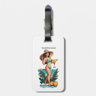 Bikini Babe Groot Pet- Grote Cocktail Thunder_Cove Bagagelabel