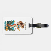 Bikini Babe Groot Pet- Grote Cocktail Thunder_Cove Bagagelabel (Achterkant horizontaal)