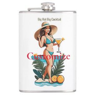Bikini Babe Groot Pet- Grote Cocktail Thunder_Cove Heupfles