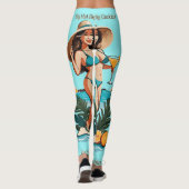 Bikini Babe Groot Pet- Grote Cocktail Thunder_Cove Leggings (Achterkant)