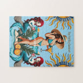 Bikini Babe Groot Pet- Grote Cocktail Thunder_Cove Legpuzzel (Horizontaal)