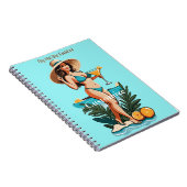 Bikini Babe Groot Pet- Grote Cocktail Thunder_Cove Notitieboek (Rechterzijde)