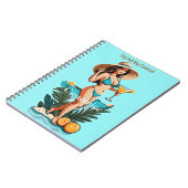 Bikini Babe Groot Pet- Grote Cocktail Thunder_Cove Notitieboek (Linkerzijde)